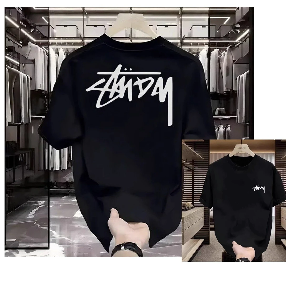 Streetwear Brand Korea - 2026 Trendiges Korea-Style T-Shirt mit Buchstabendruck