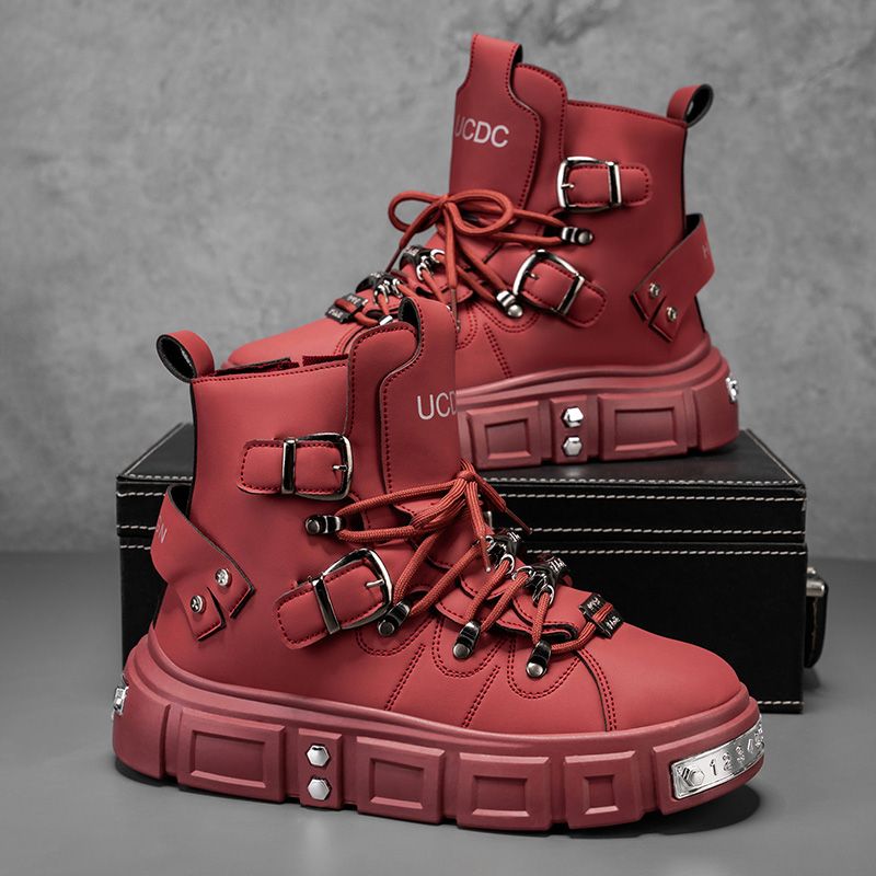 Streetwear Brand Luxury - Original Marke Stiefel für Mann Punk