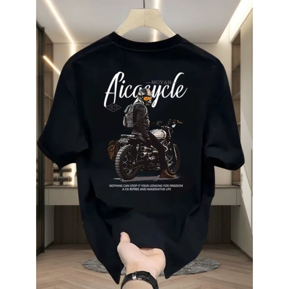 Brand Streetwear Instagram - Amerikanisches cooles und stilvolles Kurzarm-T-Shirt aus