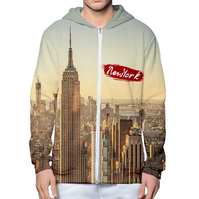 Streetwear Brand New York - Herbst Winter 3D Gedruckt New York