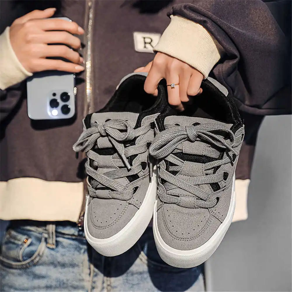 Streetwear Brand In Uk - Mit Schnürung Hiphop Damen Schulschuhe Skateboarding