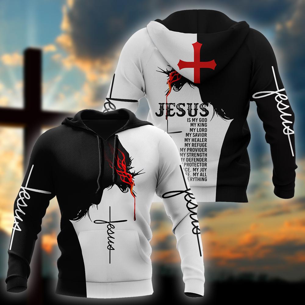 Streetwear Brand Tracksuit - Herbst Marke Hoodies Jesus Tattoo 3D