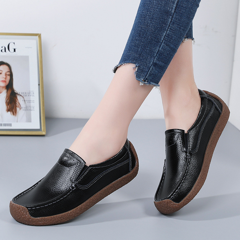 Echtes Leder frauen Casual Sch – Streetwear Brand Luxury Bewertung und Preis
