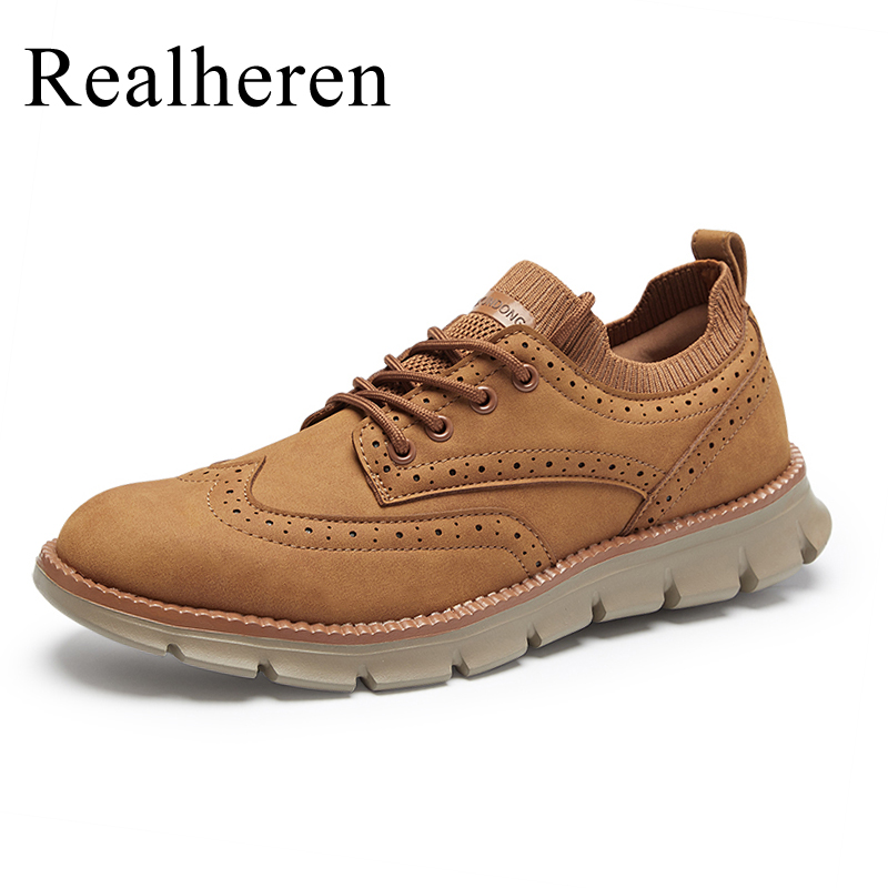 Frühling Herbst Herren Brogues – Streetwear Brand Luxury Bewertung und Preis